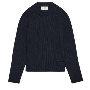 AMI Alexandre Mattiussi Crew Neck Sweater Night Blue
