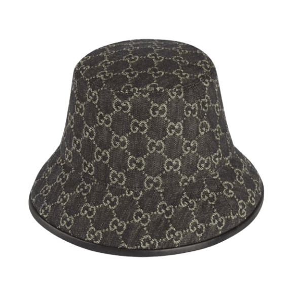Gucci GG Denim Bucket Hat Black