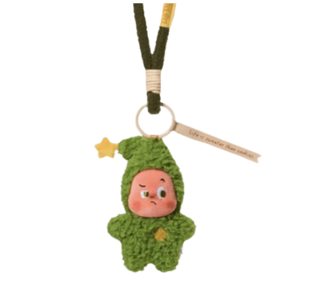 Pop Mart Twinkle Twinkle Savor the Moment Series-Fresh-Baked Mini Cookies Plush Pendant Matcha Crisp (Opened Case)