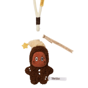 Pop Mart Twinkle Twinkle Savor the Moment Series-Fresh-Baked Mini Cookies Plush Pendant Bitter Coffee (Opened Case)