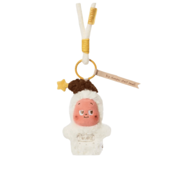 Pop Mart Twinkle Twinkle Savor the Moment Series-Fresh-Baked Mini Cookies Plush Pendant Sweet Cream (Opened Case)