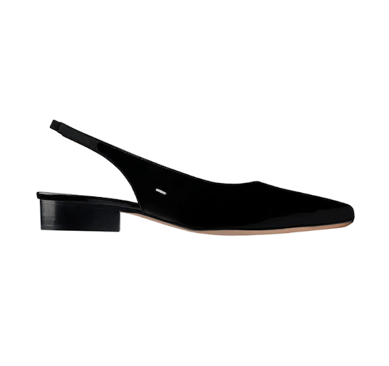 (W) Maison Margiela Barbs Slingback Black