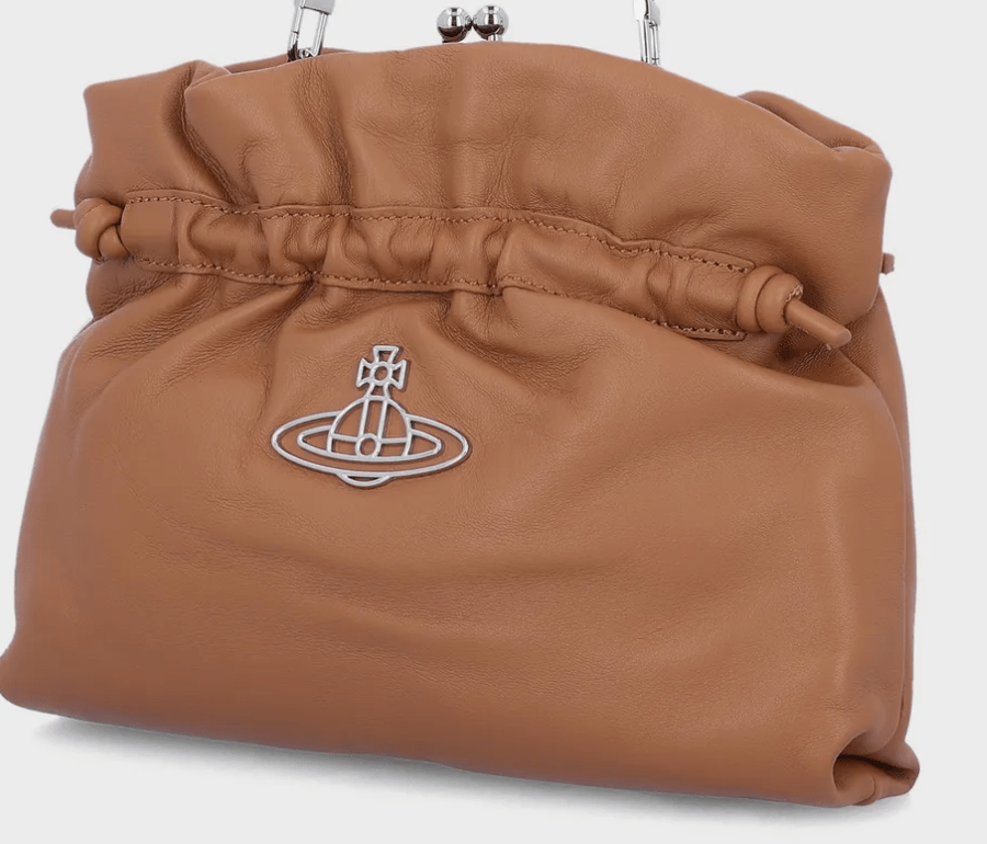  Eva Napa Leather Shoulder Bag - Brown