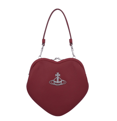  Bell Heart Frame Tote Bag Red