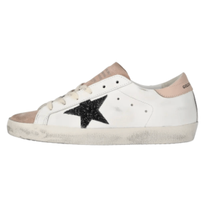 Super Star Glitter Star Pinktab Sneakers - Milk