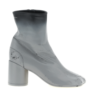 MM6 Margiela Heeled Leather Ankle Boots