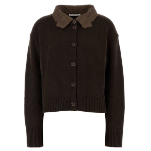 CECILIE BAHNSEN Bibi embroidered-collar cardigan
