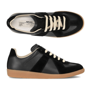 Maison Margiela Calfskin Replica Sneakers Black