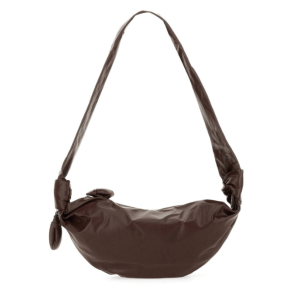 Lemaire Paper Leather Small Soft Croissant Roasted Pecan