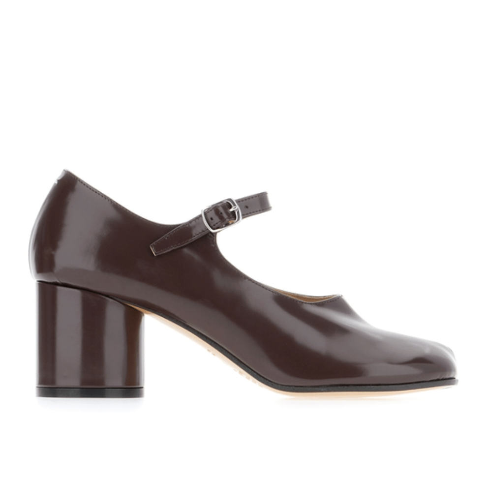 Maison Margiela Tabi Mary Jane Heel Moka