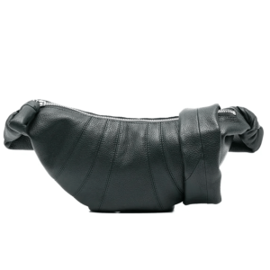 Lemaire Small Croissant Bag Soft Grained Leather Green