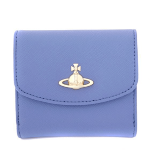 Vivienne Westwood Leather Small Wallet Blue
