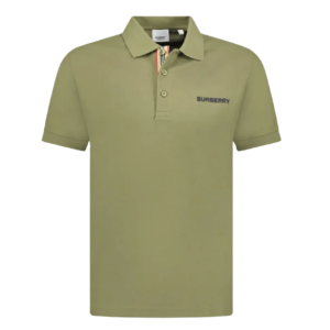 Burberry Hartford Embroidery Logo Check Polo Shirt 