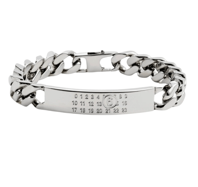 Engraved Logo Chain Bracelet