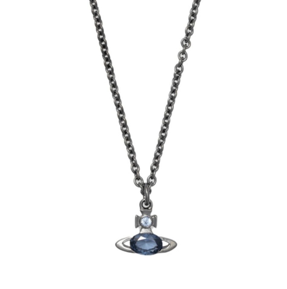 Allie Blue Pendant Necklace