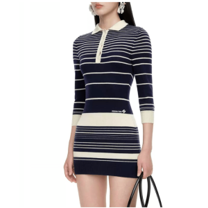 SHUSHU TONG Striped Knit Dress 