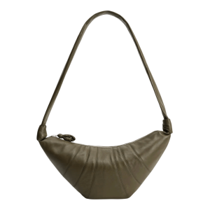 Lemaire Medium Croissant Bag Soft Nappa Leather Dark Khaki