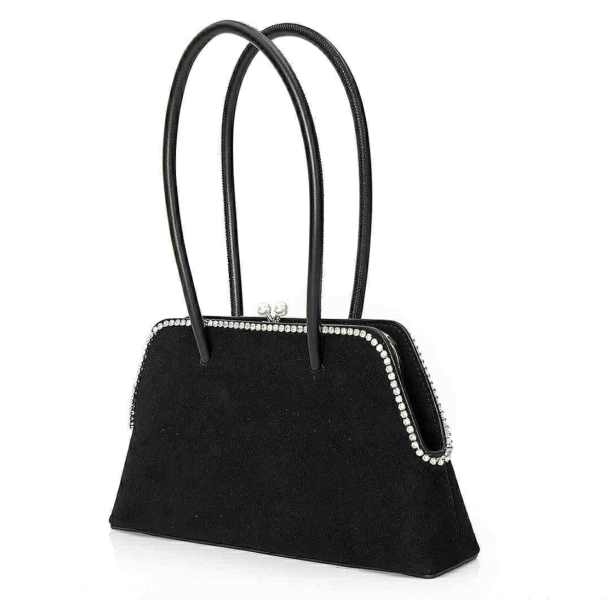 Sculptural Pearl Kisslock Bag