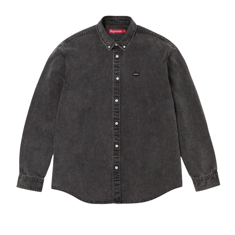 Supreme Small Box Denim Shirt Black - 25FW