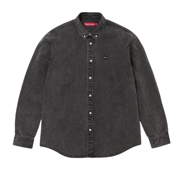 Supreme Small Box Denim Shirt Black - 25FW