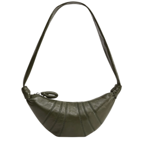 Lemaire Soft Nappa Leather Small Croissant Bag Papyrus