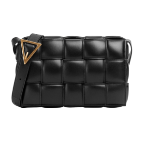 Bottega Veneta Padded Leather Cassette Black