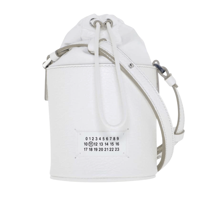 Maison Margiela 5AC Micro Bucket Bag White