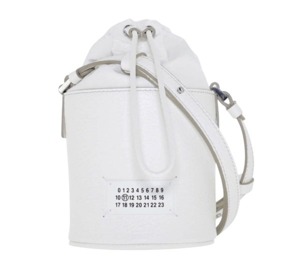 Maison Margiela 5AC Micro Bucket Bag White