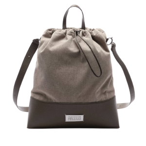 Maison Margiela 5AC Daily Medium Drawstring Backpack Brown