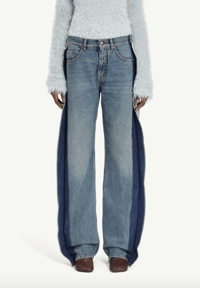 Straight-leg jeans