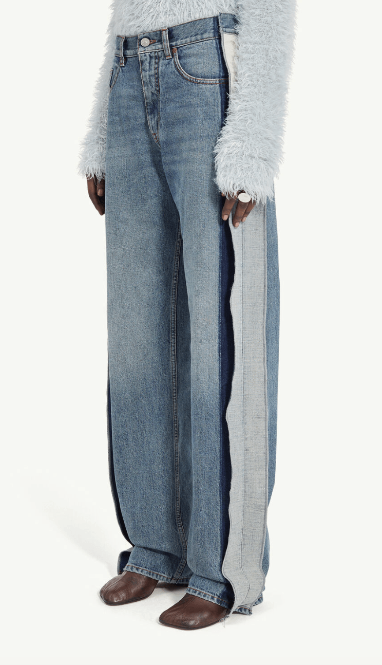 Straight-leg jeans