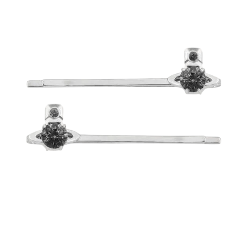 Joaquina Bobby Pins in PLATINUM-GREY