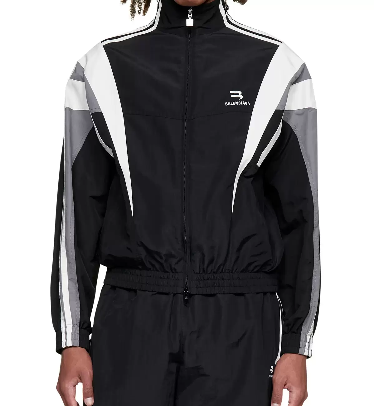 Balenciaga Logo Detailed Track Jacket