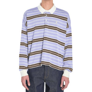 Celine Striped polo collar knitwear