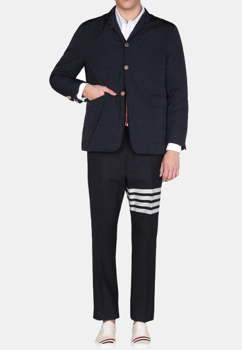 Thom Browne]센터백 스트라이프 다운필드 자켓 (MJD080X 07259 ..