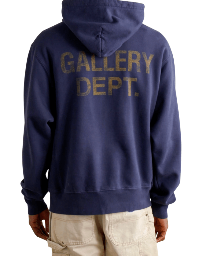 GALLERY DEPT. Logo-Print Paint-Splattered Hoodie
