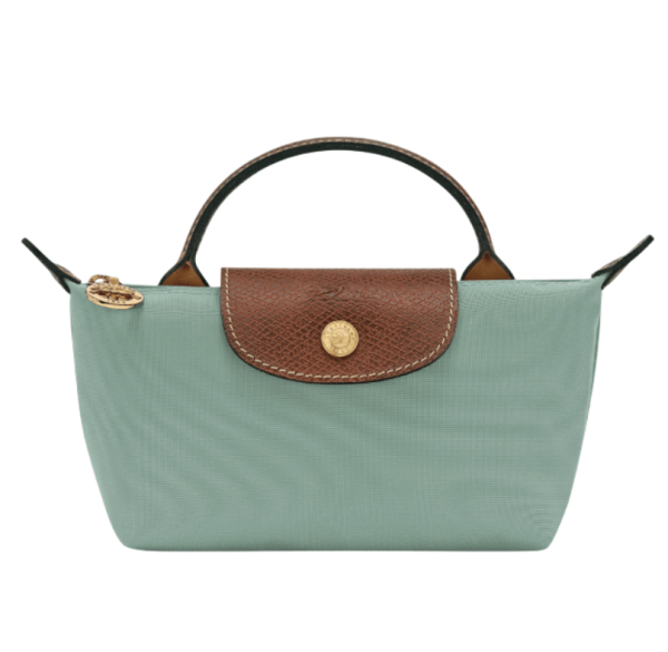 Longchamp Le Pliage Handle Pouch Blue