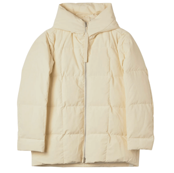 Jil Sander Light Beige Feather Down Jacket