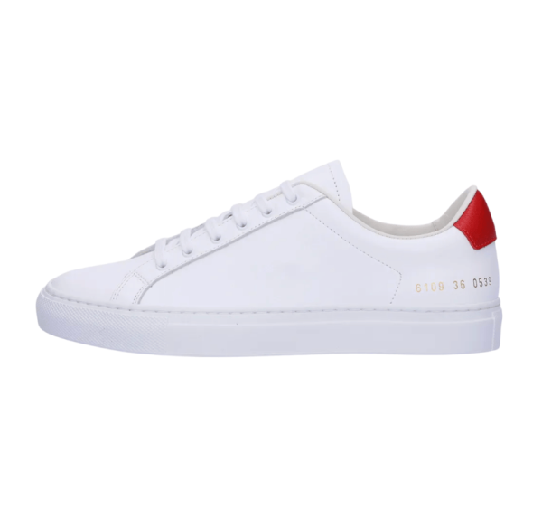 Retro Sneakers - White Red