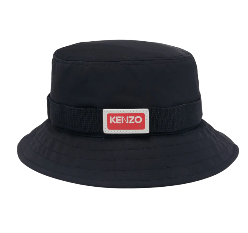 Kenzo Logo-print bucket hat - Black 
