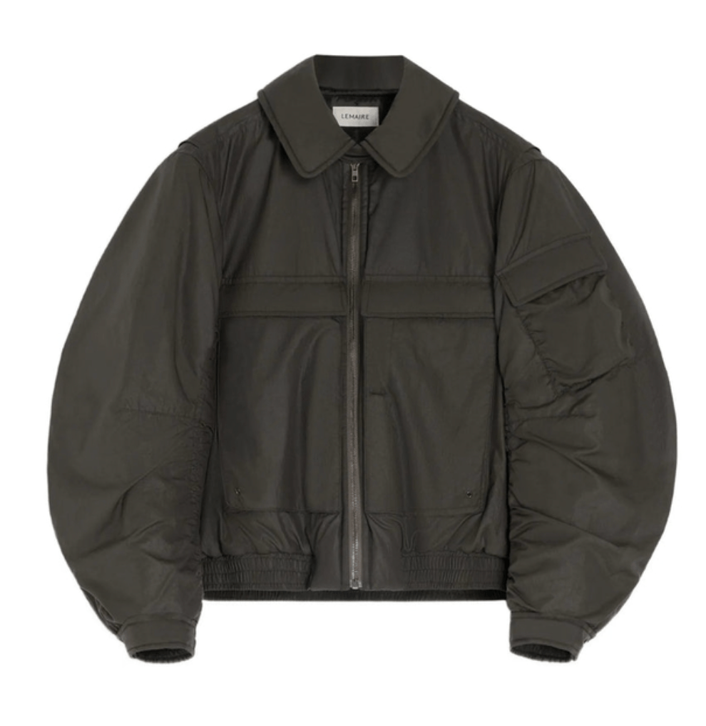 Lemaire Lightweight brown nylon jacket