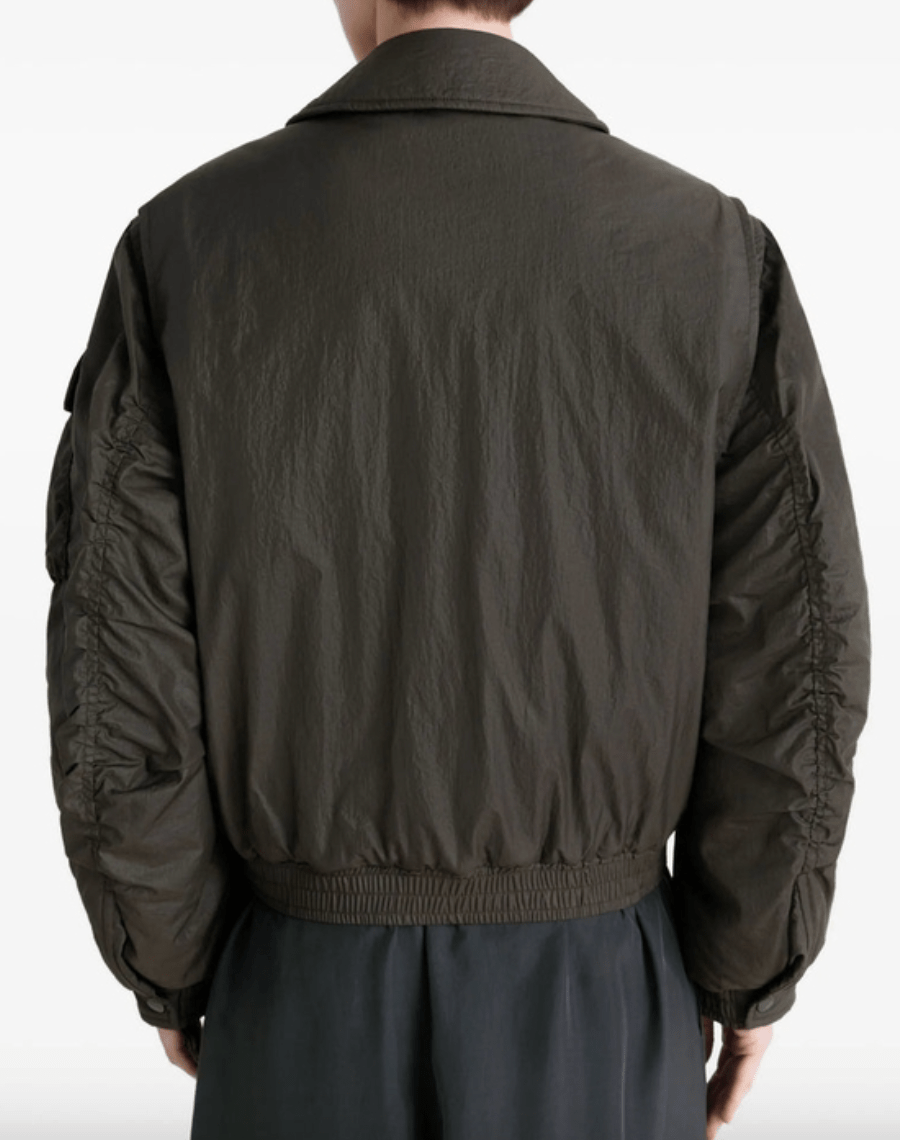Lemaire Lightweight brown nylon jacket