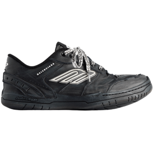 Balenciaga Hamptons Worn Out Sneakers Black