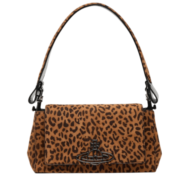 Vivienne Westwood HAZEL SMALL Leopard-print Shoulder Bag 