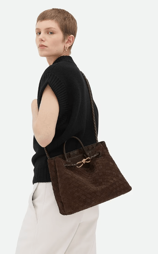 Bottega Veneta Medium Andiamo Bag Fondant