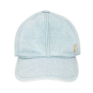  Saint Laurent Baseball Cap Cassandre in Denim Sky Blue