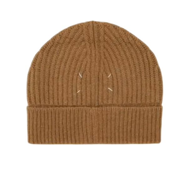 Maison Margiela Four Stitches Beanie Beige