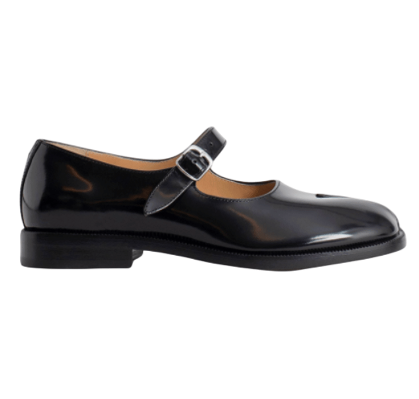 Black Tabi Mary Jane Loafer