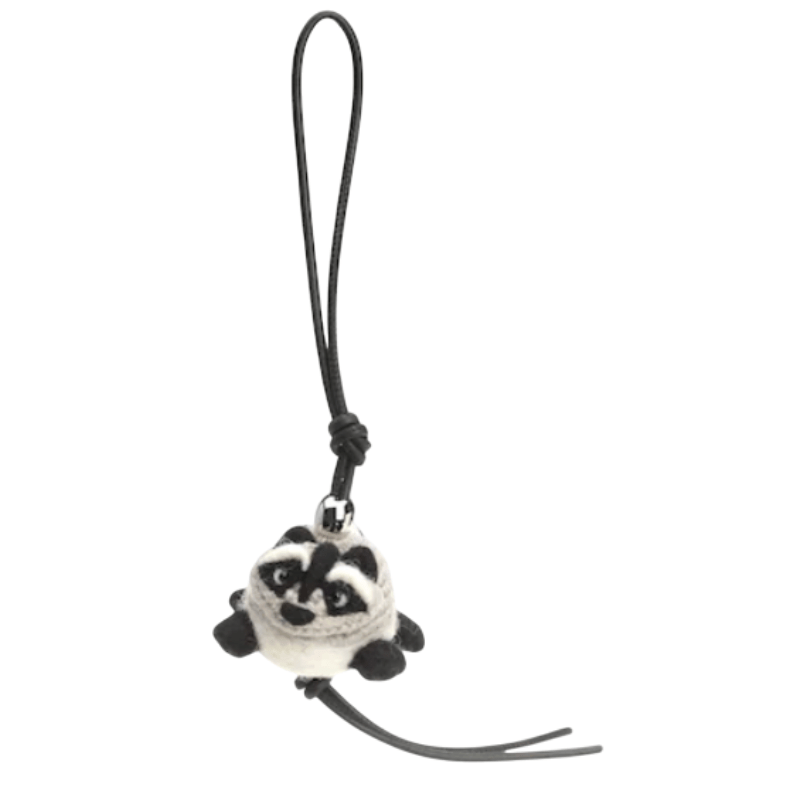 Loewe Donna Charm racoon in lana