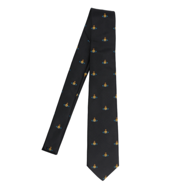 Black Silk tie Vivienne Westwood